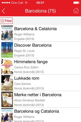 Reisebiblioteket screenshot 2