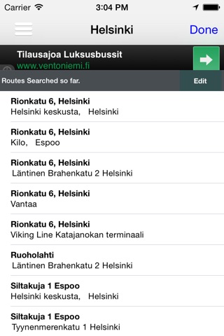 SuomiRoutes screenshot 2