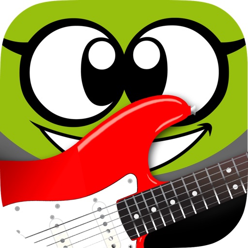 Pea Guitar Rock Icon