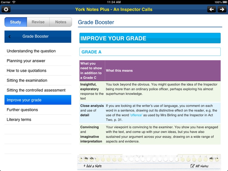 An Inspector Calls York Notes GCSE for iPad