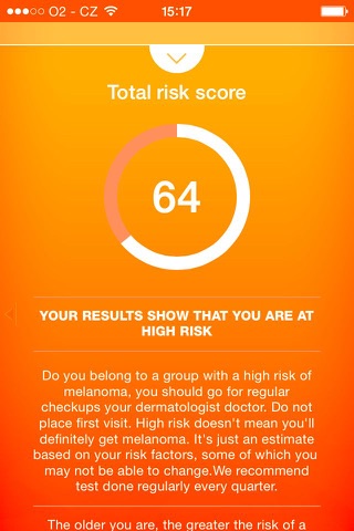 Melanoma Test - risk calculator of skin cancer - náhled