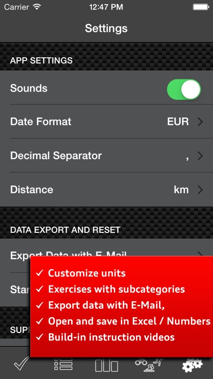 Sport Log Ultimate Free - Plan, log, analyse and export training and fitness screenshot-4