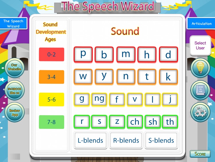 Articulation with The Speech Wizard