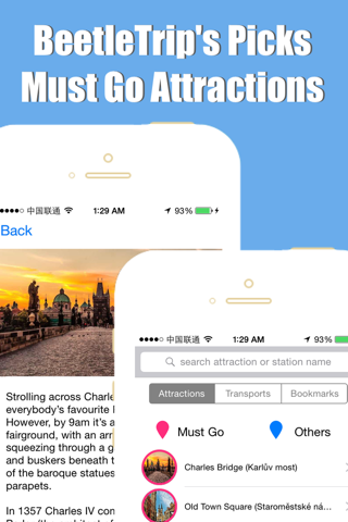 Prague travel guide and offline city map, Beetletrip Augmented Reality Prague Metro Tram Train and Walks screenshot 3