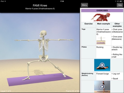 Functional Anatomy for Movement and Injuries: Knee screenshot 4