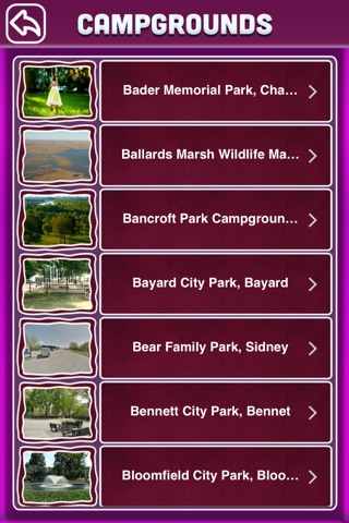 Nebraska Campgrounds Offline Guide screenshot 2
