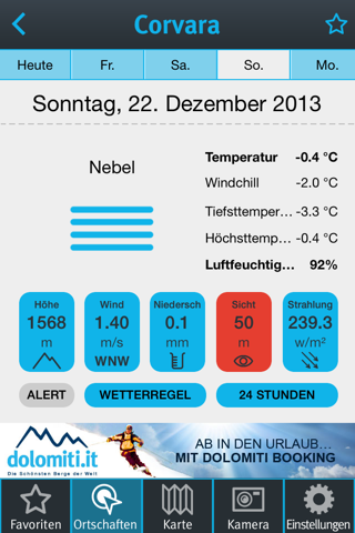 Dolomiti Meteo screenshot 2