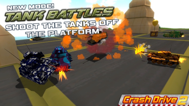 Crash Drive 2: The multiplayer stunt game, with monster trucks & classic muscle cars screenshot-3