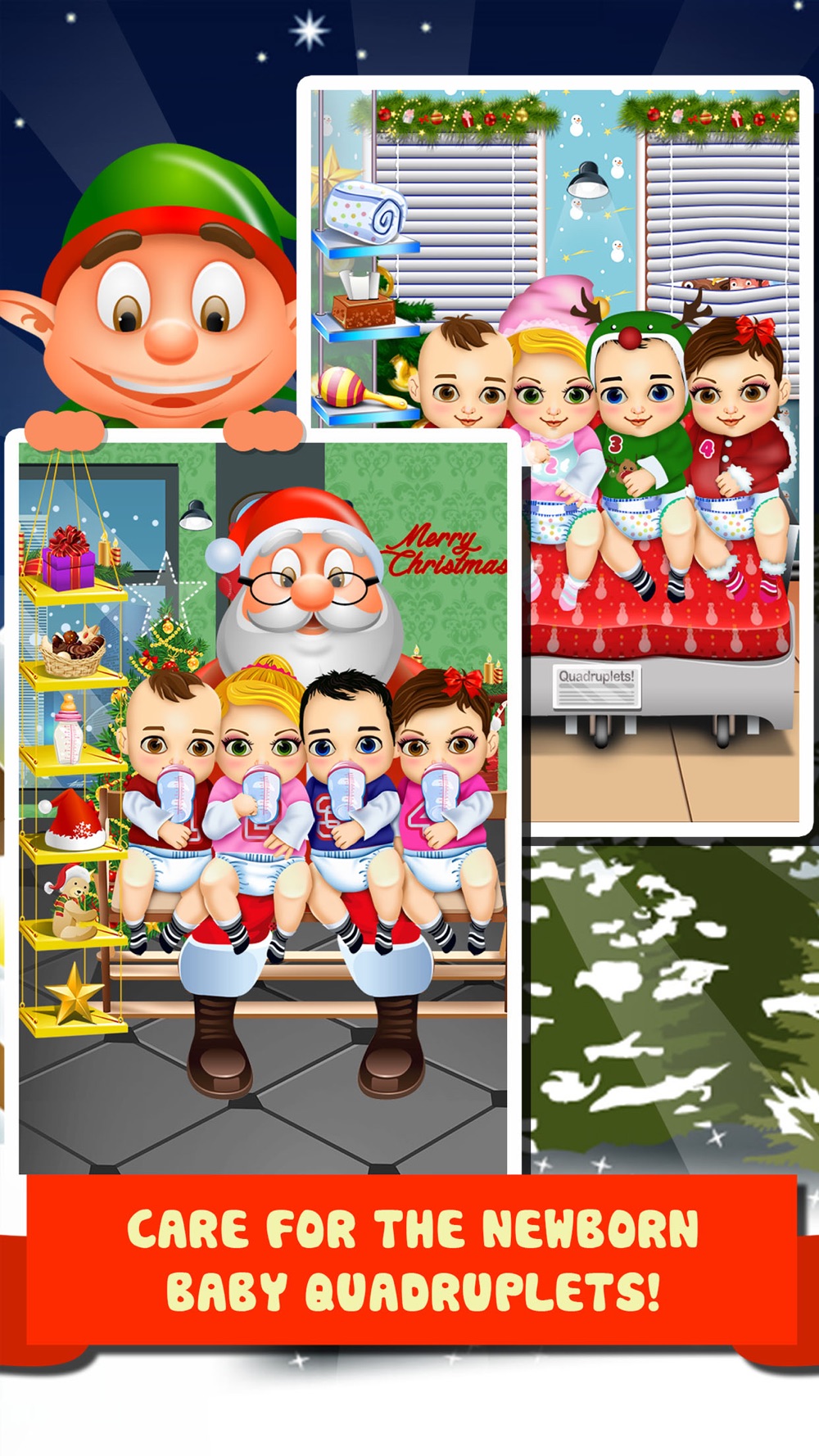 Mommy's Christmas Baby Salon Doctor - my hair spa santa makeover for kids! hack tool