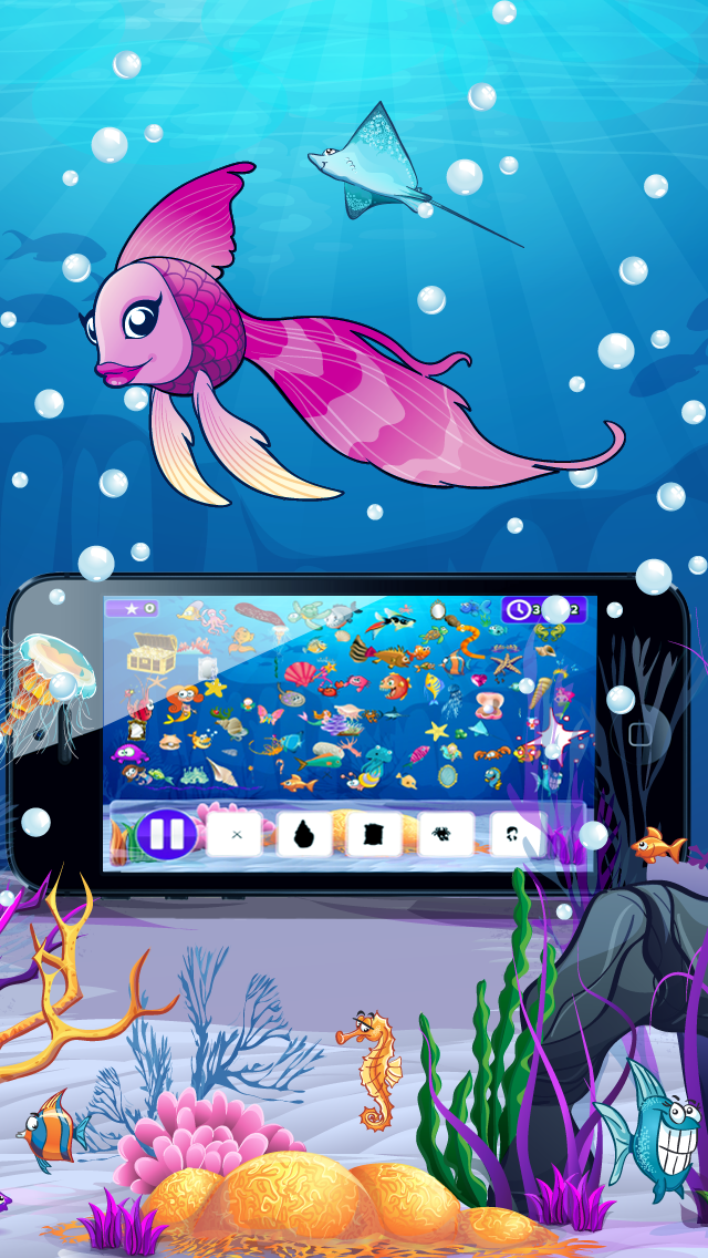 How to cancel & delete Mermaid Princess Hidden Objects: I Spy Underwater Marine Animal Search from iphone & ipad 3