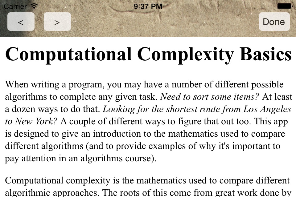 Computational Complexity screenshot 2