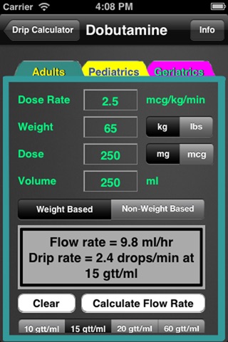 Drip Calculator screenshot 4