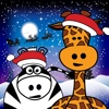 Puzzle: Christmas animals for toddlers
