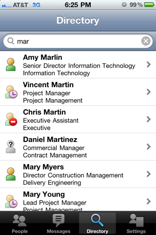 Oracle Beehive Mobile Communicator screenshot 4