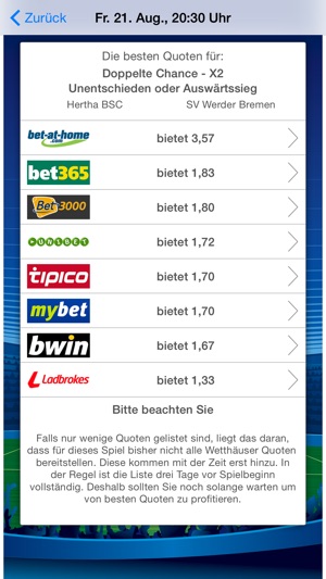 Fußball Sportwetten - Der Wettprofi(圖4)-速報App