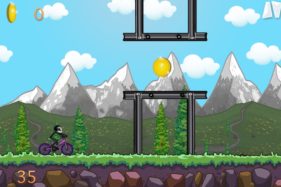 Stick-man BMX : Trials screenshot 3