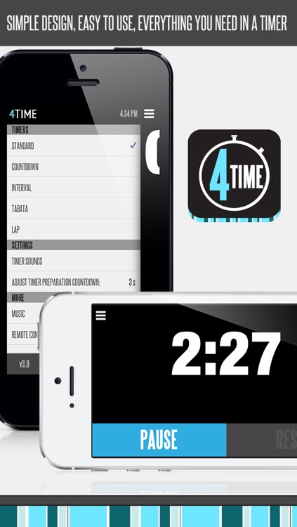 4Time — WOD TIMER (Interval, Tabata, and More for XF Workouts)