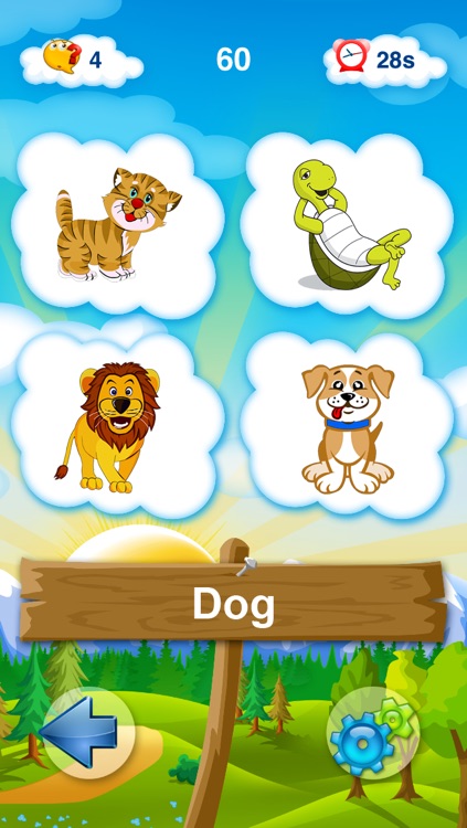 English for kids: play, learn and discover the world - children learn a language through play activities: fun quizzes, flash card games and puzzles