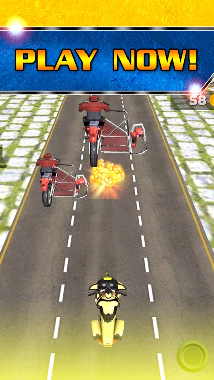 3D Dirt Bike Running Mayhem Battle By Crazy Moto Rival Riding Street Racing Games Pro screenshot-4