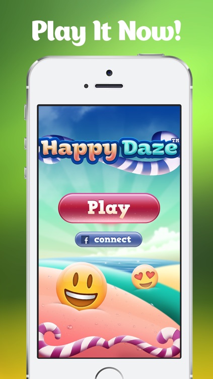 Happy Daze - Match 3 Puzzle Game with Emoji Keyboard Characters screenshot-4