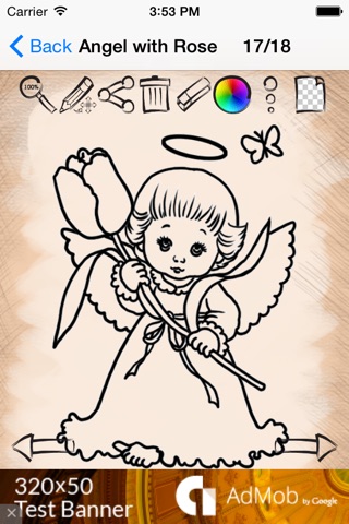 Drawing Ideas Tiny Angel Kids screenshot 4