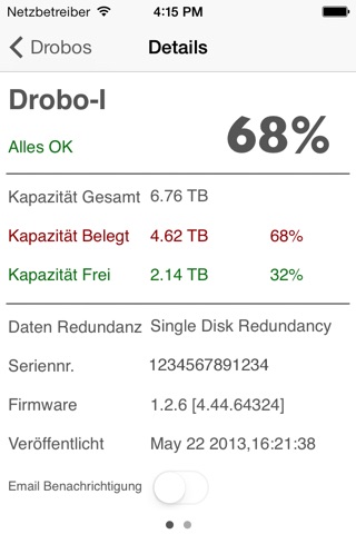 Dromo - Drobo© Monitor screenshot 2