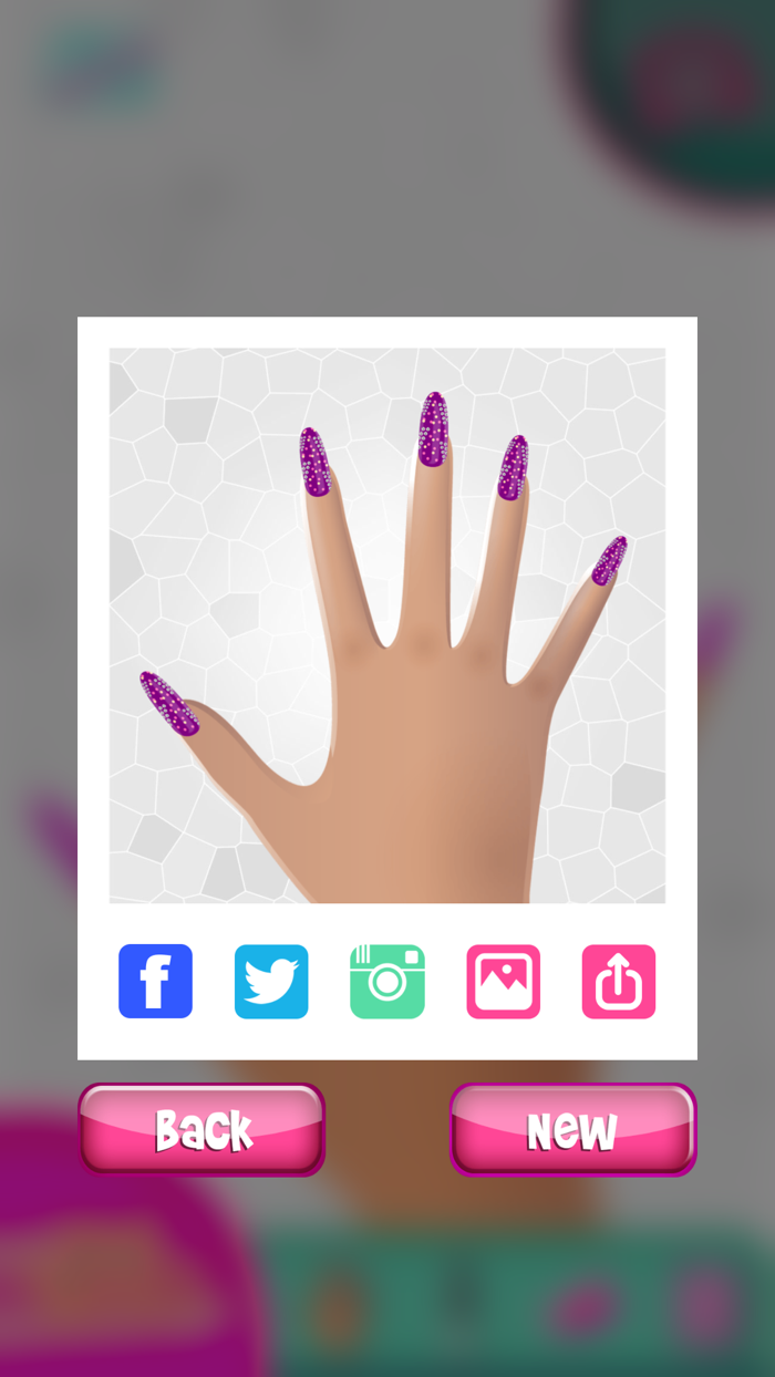 Nail Makeover Girls Game Virtual beauty salon - Nail polish decoration game
