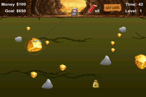 Diggy Gold Miner - Underground Treasure Claw Grabber screenshot 2