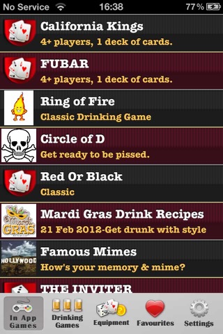 100+ Drinking Games: College Dorm Frat Drink Party Beer Games screenshot 4