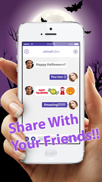 Halloween Emoji Pro - Add Scary Ghost & Zombie Emoticon Stickers to Messages for Greetings screenshot-4