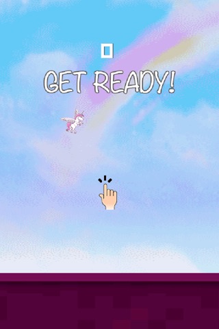 Flappy Unicorn - Rainbow Games Feat. The Robot Unicorn Attack Bird From The Year 2048 screenshot 2