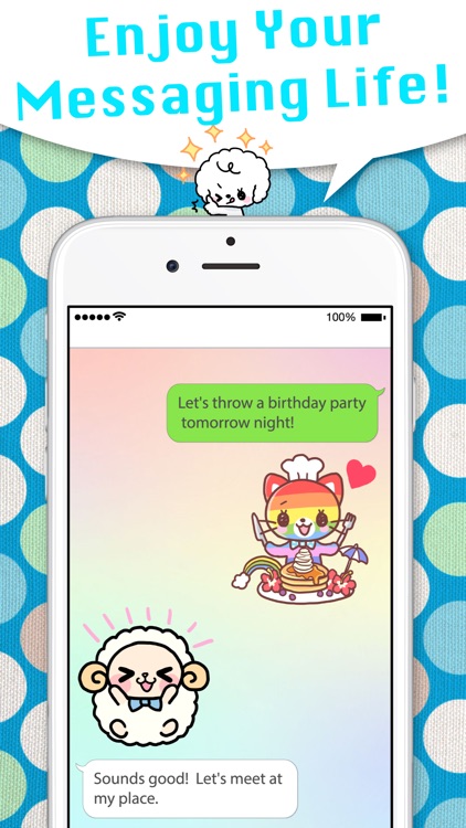 Kawaii Stickers for WhatsApp and WeChat - Adding cute free Stickers! screenshot-4