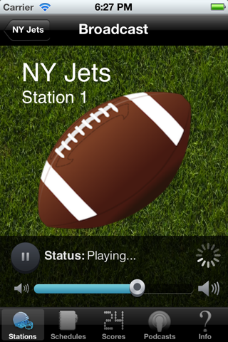 New York J Football - Radio, Scores & Schedule screenshot 2