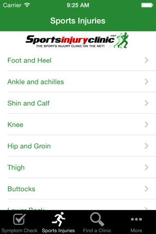 SportsInjuryClinic screenshot 3