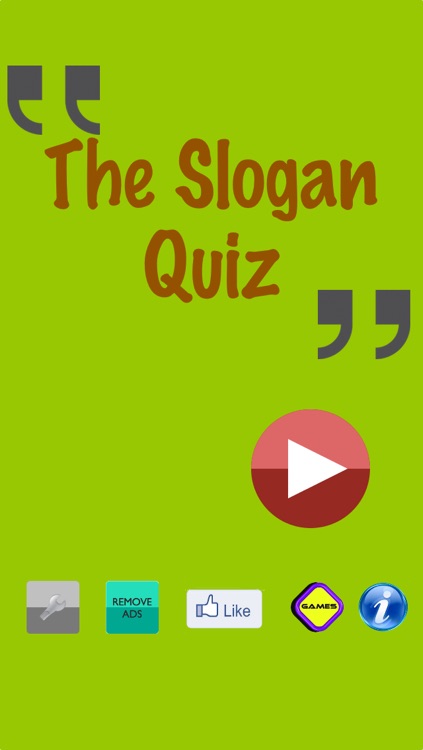 The Slogan Quiz - A Free Trivia Word Game about Brands Slogan -What's the right word for slogan and phrase