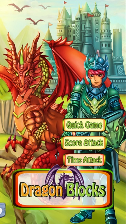 Dragon Princess Blocks - Free Stacking Tower Game