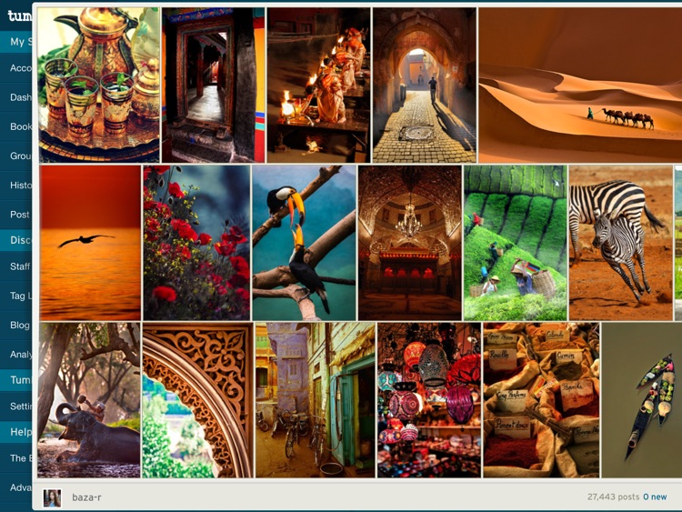 TumbleOn HD - Photo viewer for Tumblr images.