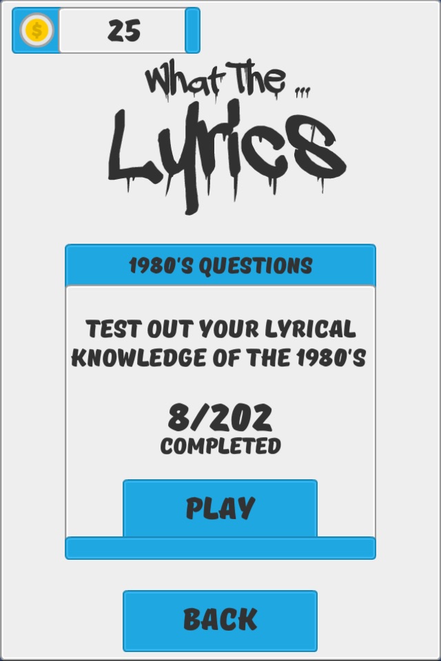 What The ... Lyrics Quiz screenshot 2