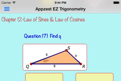 EZ Trigonometry Lite screenshot 4