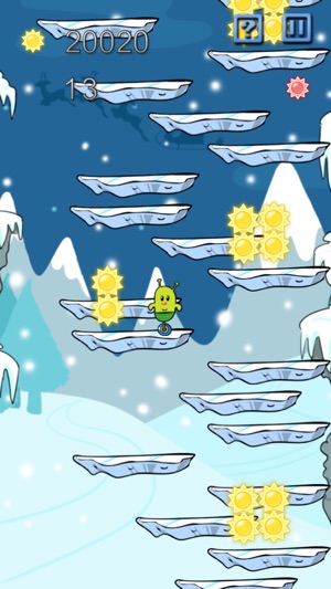 Doodle Alien vs Zombies Jump Game: Christmas Edition - Heads(圖5)-速報App