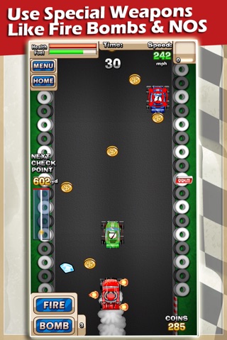 Fast Go Karts Rally Street Racing Battle Free by Awesome Wicked Games screenshot 4