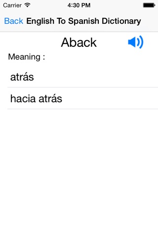 English To Spanish Dictionary screenshot 2
