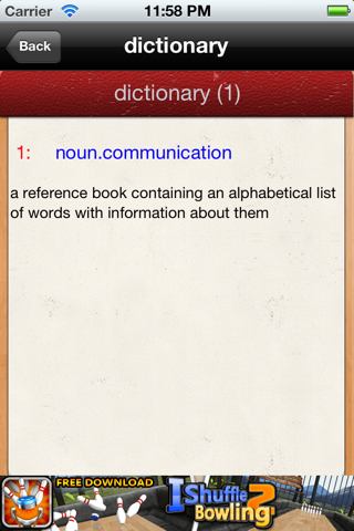 Big Dictionary English screenshot 3