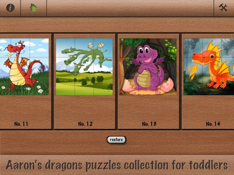Aaron's dragons puzzles collection for toddlers screenshot 3