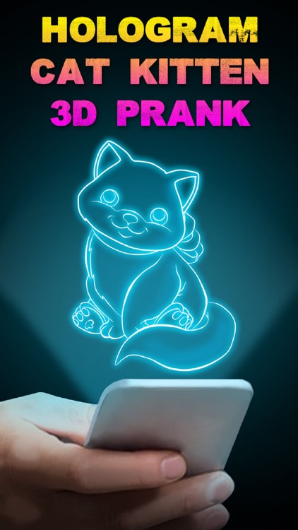 Hologram Cat Kitten 3D Prank