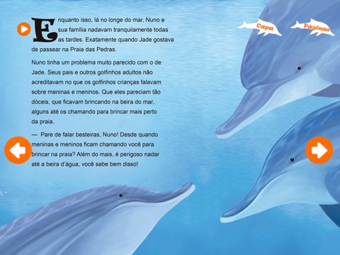 A Menina e o Golfinho - Tablet screenshot 3