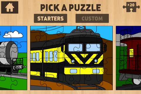 Color It Puzzle It: Trains Lite screenshot 4