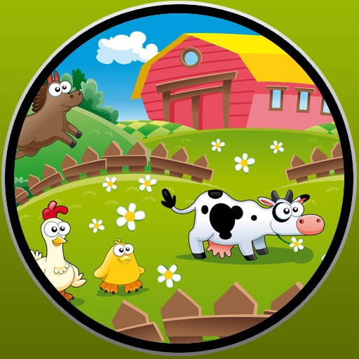 farm animals and games for babies icon