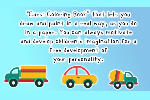 Coloring Books Cars screenshot 4