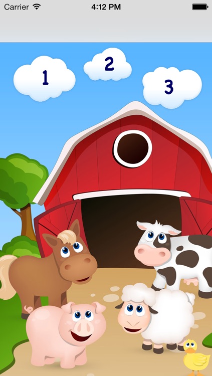 Educational games with animals for children age 3-5